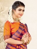 Copper Silk Saree - Image 2