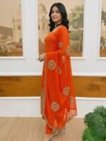 Orange Chudidar - Image 2